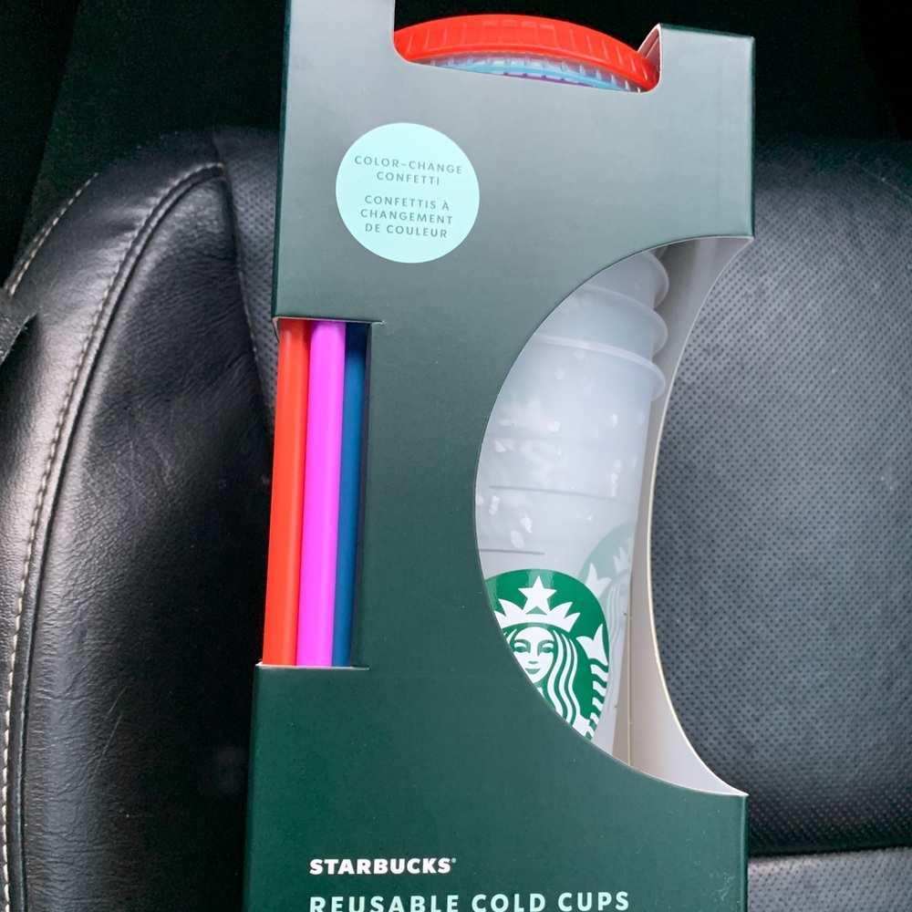 2021 Starbucks Confetti Color Changing